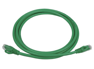 PowerMAX Green Cat.6 U/UTP T568B Patch Cord (LSZH) - with Divider